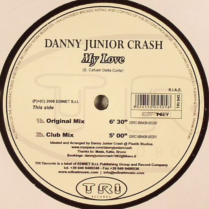 JUNIOR CRASH, Danny - My Love