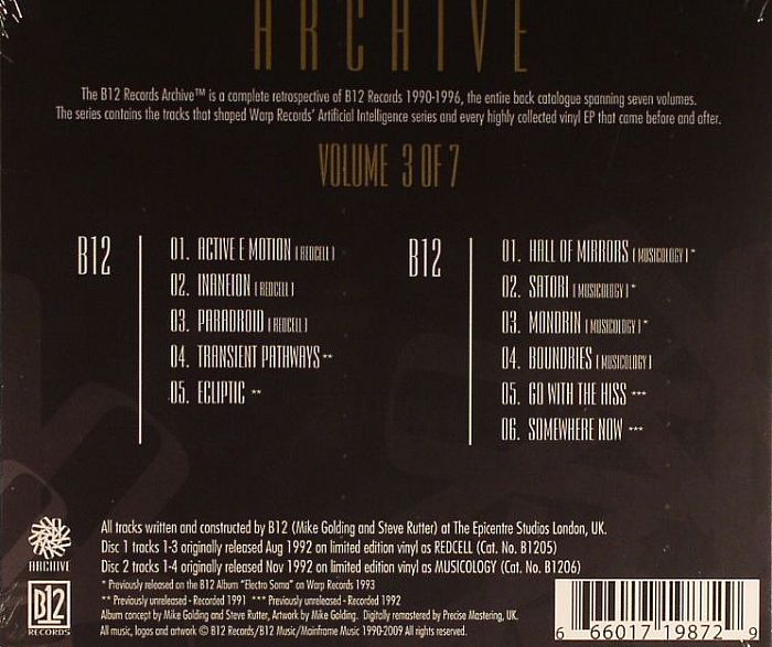 B12 - Archive Volume 3