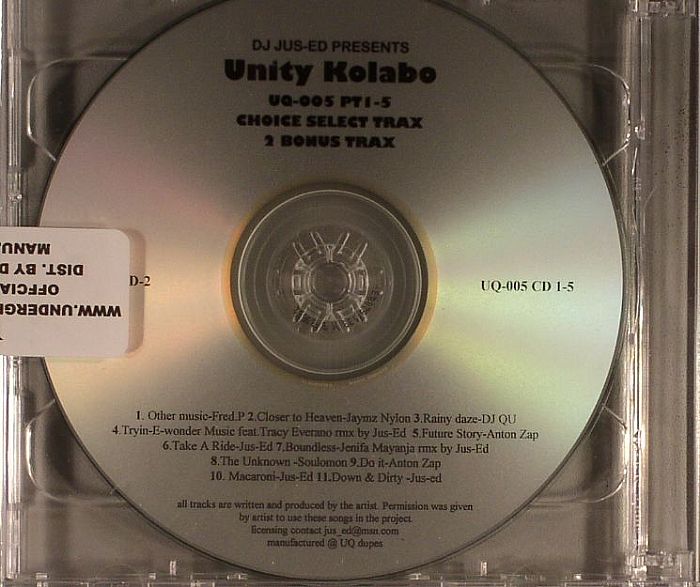 DJ JUS ED/DJ QU/VARIOUS - Unity Kolabo
