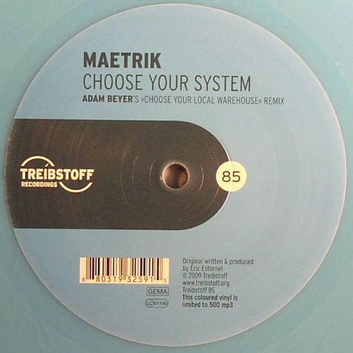 MAETRIK - Choose Your System (Adam Beyer's Choose Your Local Warehouse remix)