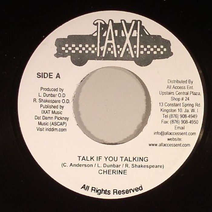 CHERINE/SLY & ROBBIE - Talk If You Talking (Tune In Riddim)