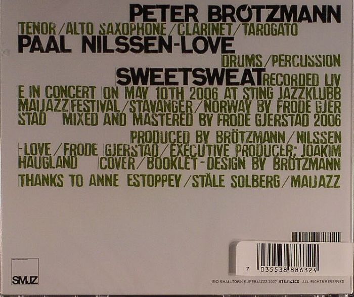 BROTZMANN, Peter/PAAL NILSSEN LOVE - Sweetsweat