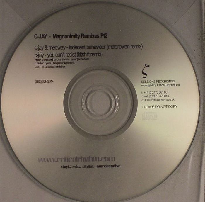 C JAY/MEDWAY - Magnanimity Remixes Part 2