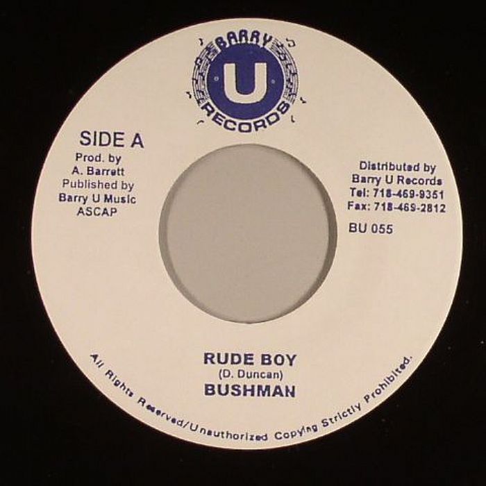 BUSHMAN - Rude Boy (Modern Girl Riddim)