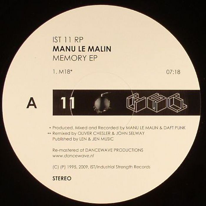 MANU LE MALIN - Memory EP