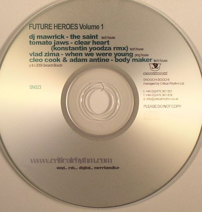 DJ MAWRICK/TOMATO JAWS/VLAD ZIMA/CLEO COOK/ADAM ANTINE - Future Heroes Volume 1