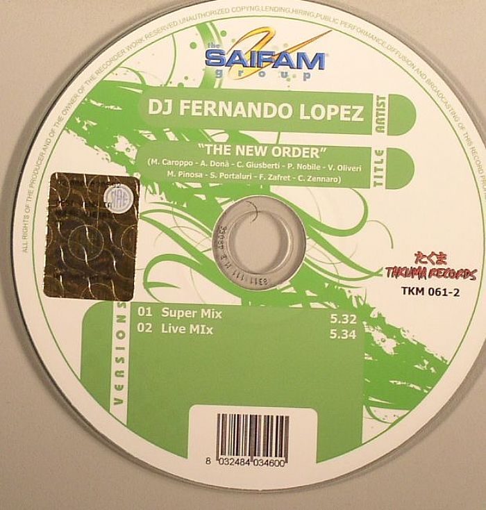 DJ FERNANDO LOPEZ - The New Order