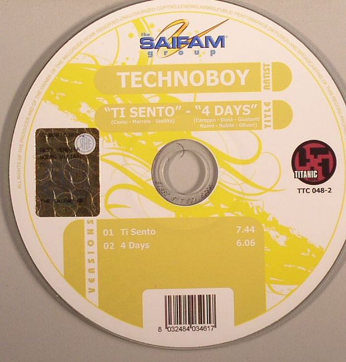 TECHNOBOY - Ti Sento