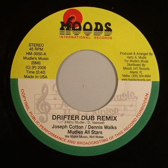 COTTON, Joseph/DENNIS WALKS/MUDIES ALL STARS - Drifter Dub Remix (Drifter Riddim)
