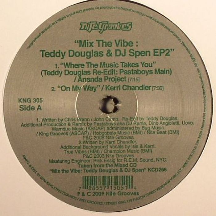 ANANDA PROJECT/KERRI CHANDLER/DANELL DIXON/CHIEKO KINBARA - Mix The Vibe: Teddy Douglas & DJ Spen EP2