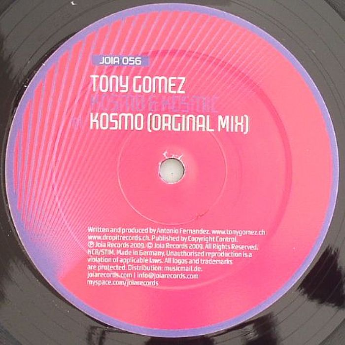 GOMEZ, Tony - Kosmo & Kosmic