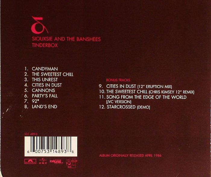 SIOUXSIE & THE BANSHEES - Tinderbox (digitally remastered)