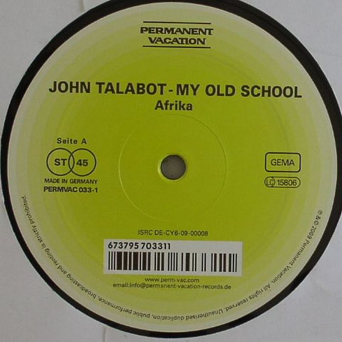 TALABOT, John - My Old School