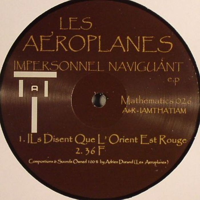 LES AEROPLANES - Impersonal Naviguant EP