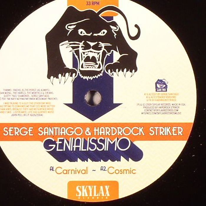SANITIAGO, Serge/HARDROCK STRIKER - Genialissimo