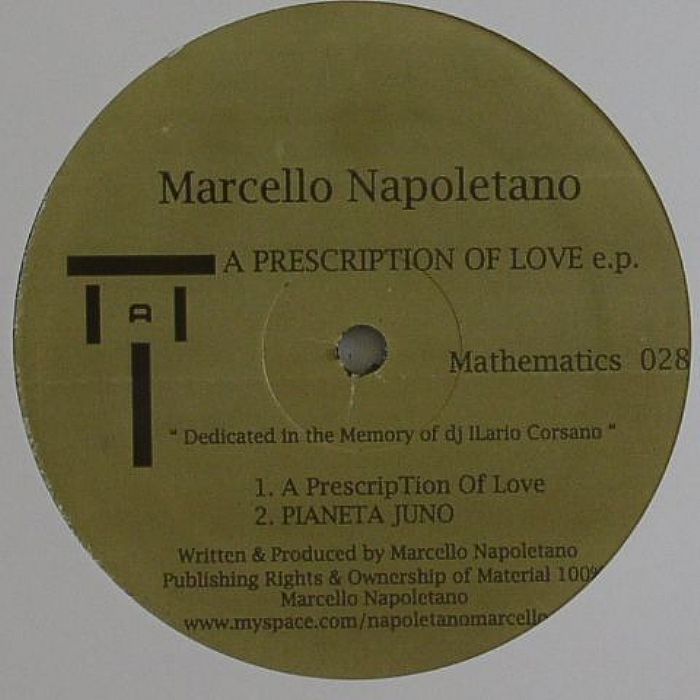 NAPOLETANO, Marcello - A Prescription Of Love EP