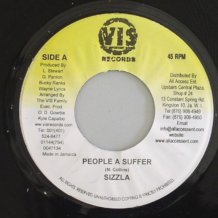SIZZLA/RICKY GENERAL - People A Suffer (Index Riddim)