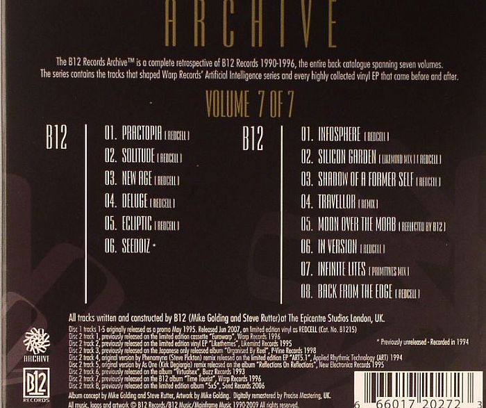B12 - Archive Volume 7