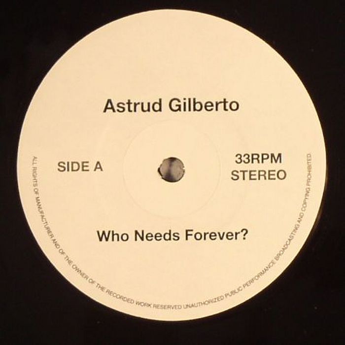 GILBERTO, Astrud/SHAMEK FARRAH - Who Needs Forever?
