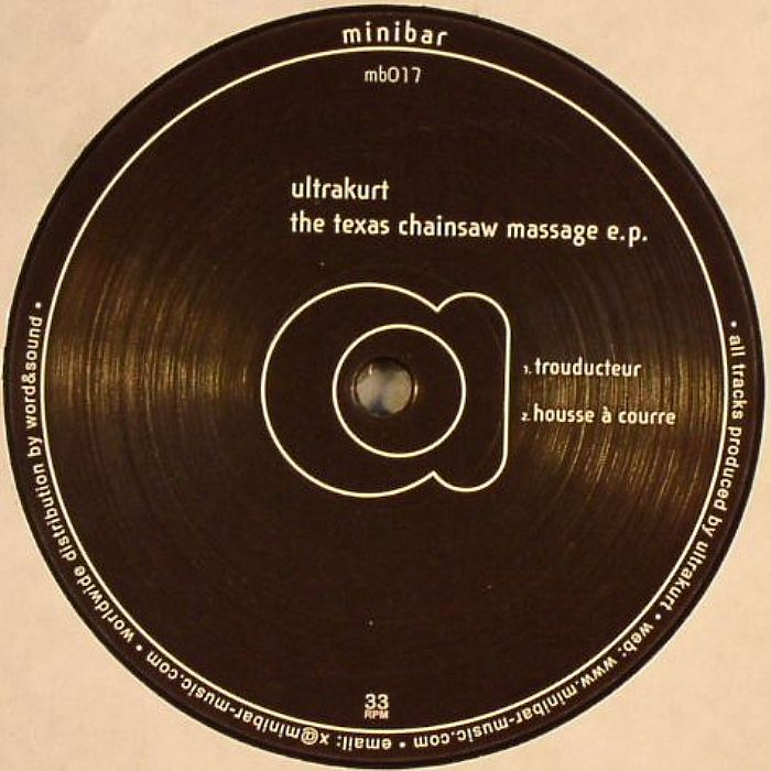 Ultrakurt – The Texas Chainsaw Massage EP vinyl cover