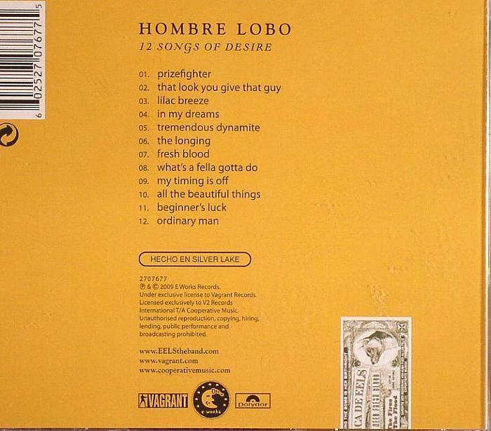 HOMBRE LOBO 12 SONGS OF DESIRE ALBUM CHORDS by Eels