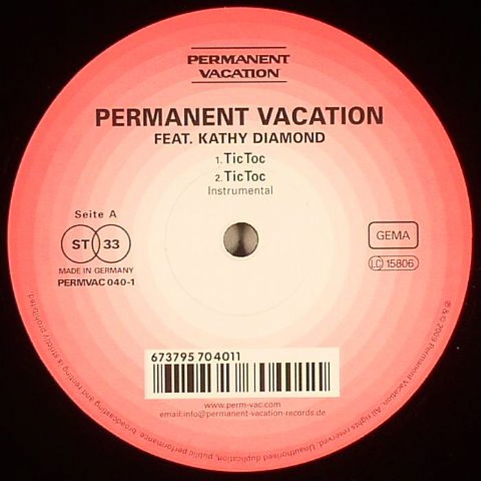 PERMANENT VACATION feat KATHY DIAMOND - Tic Toc