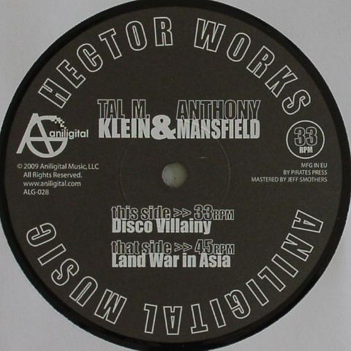 KLEIN, Tal M/ANTHONY MANSFIELD - Disco Villainy