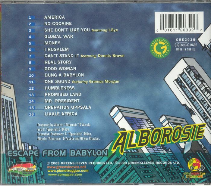 ALBOROSIE - Escape From Babylon