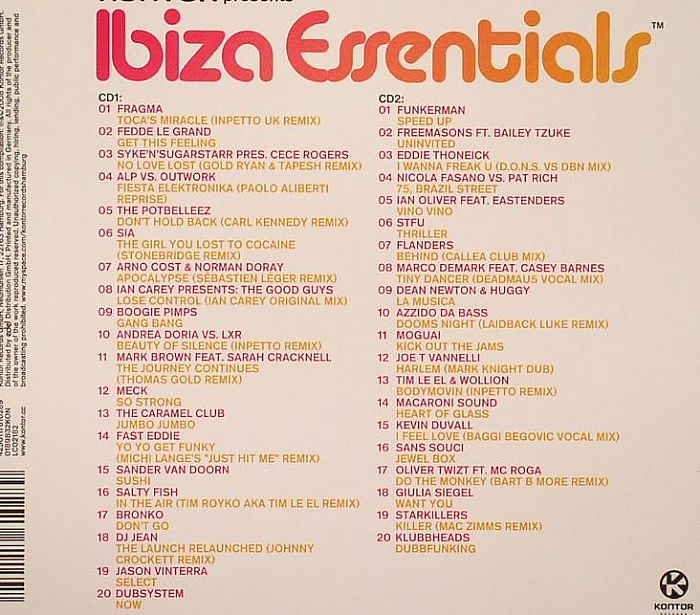 VARIOUS - Kontor Presents Ibiza Essentials