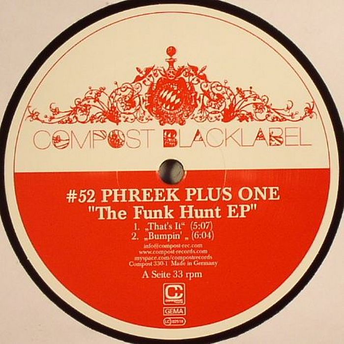 PHREEK PLUS ONE - The Funk Hunt EP