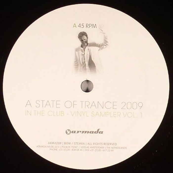 NEPTUNE PROJECT/ROVERT NICKSON/CRESSIDA - A State Of Trance 2009: In The Club Vinyl Sampler Vol 1