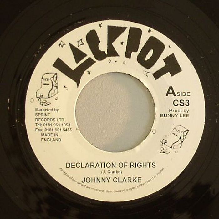 CLARKE, Johnny - Declaration Of Rights
