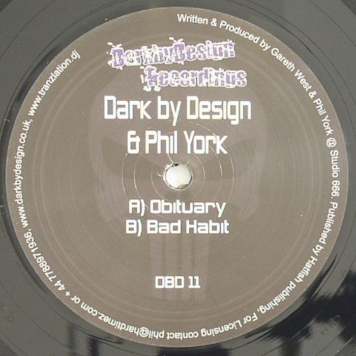 DARK BY DESIGN/PHIL YORK - Obituary