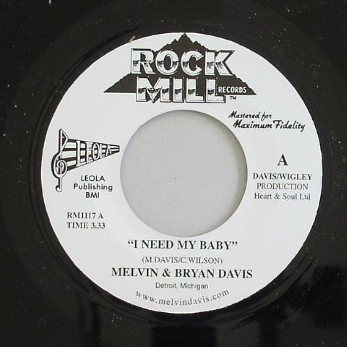 MELVIN & BRIAN DAVIS - I Need My Baby