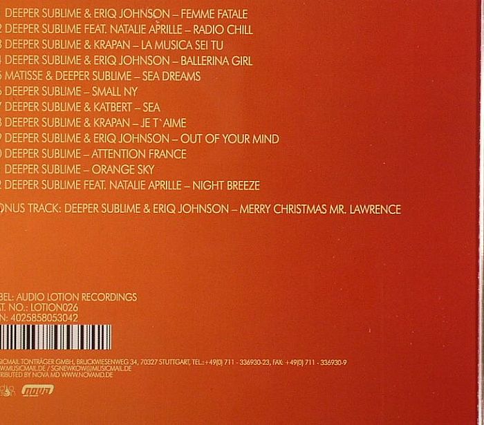 DEEPER SUBLIME/VARIOUS - Deeper Sublime Presents Ibiza Balearic Session Vol 1