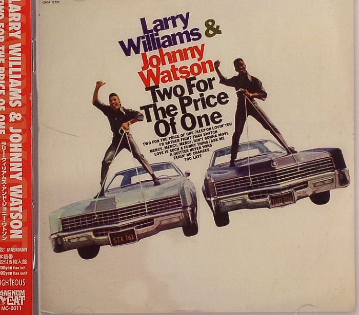 WILLIAMS, Larry/JOHNNY WATSON - Two For The Price Of One