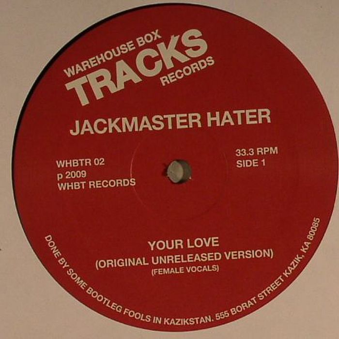 JACKMASTER HATER - Your Love