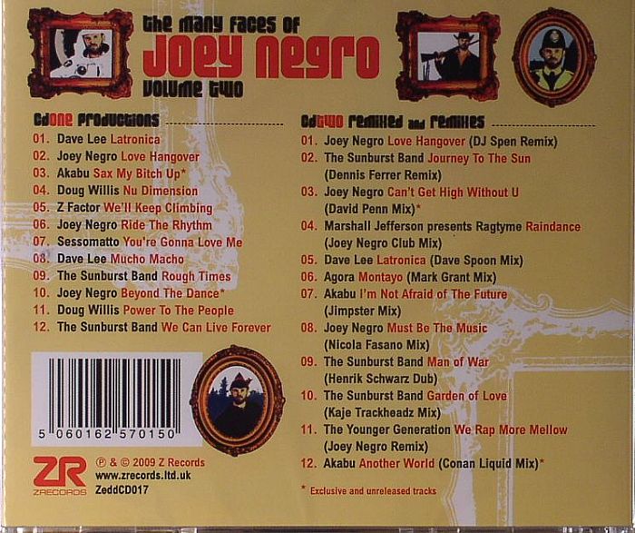 NEGRO, Joey/VARIOUS - The Many Faces Of Joey Negro Volume 2