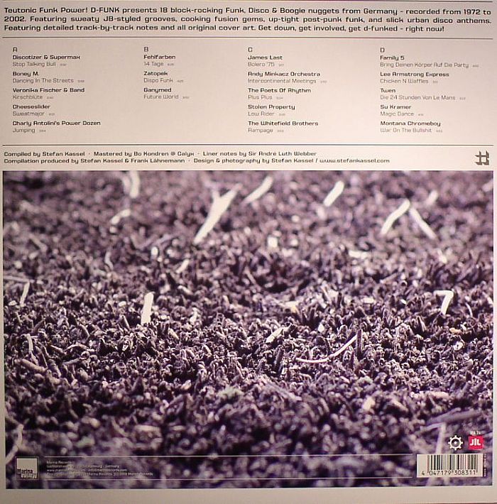 VARIOUS - D Funk: Funk Disco & Boogie Grooves From Germany 1972-2002