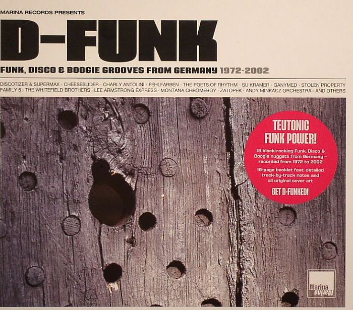 VARIOUS - D Funk: Funk Disco & Boogie Grooves From Germany 1972-2002
