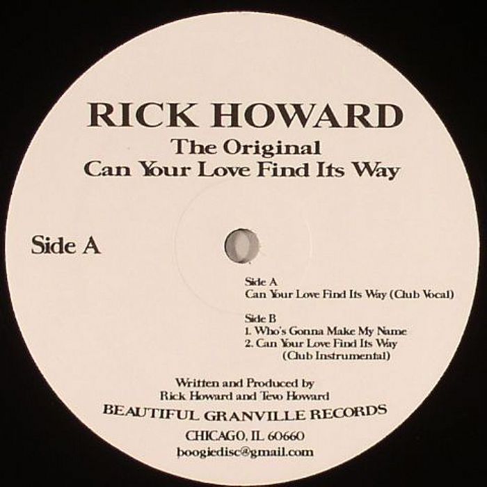 HOWARD, Rick Poppa - Can Your Love Find Its Way