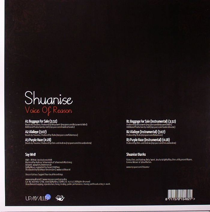 SHUANISE - Voice Of Reason EP
