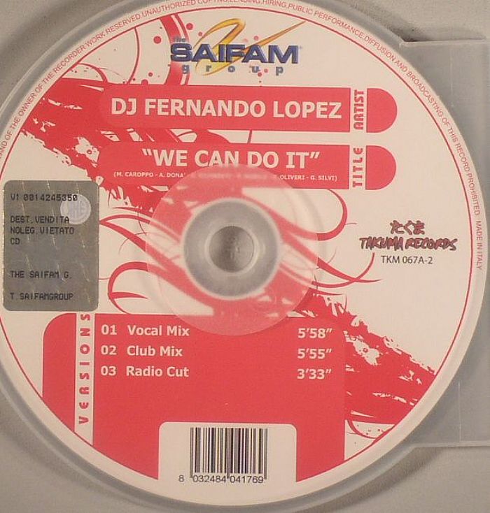 DJ FERNANDO LOPEZ - We Can Do It
