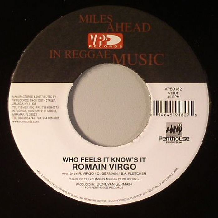 VIRGO, Romain - Who Feels It Knows It