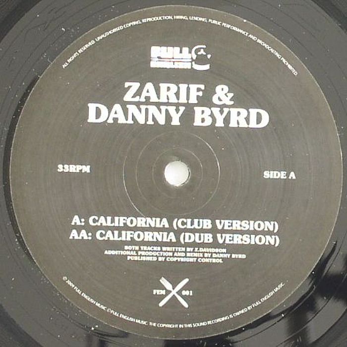 ZARIF/DANNY BYRD - California