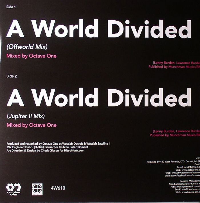 OCTAVE ONE - A World Divided
