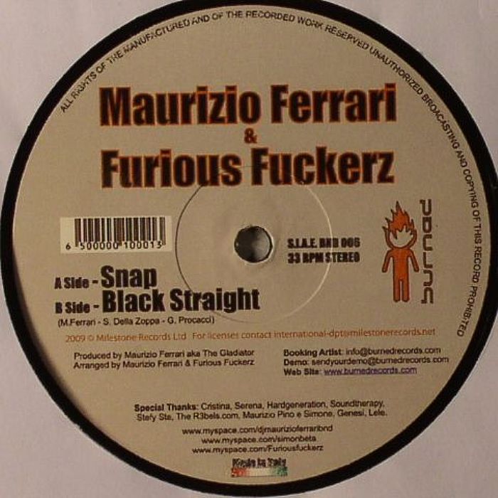 FERRARI, Maurizio/FURIOUS FUCKERZ - Snap
