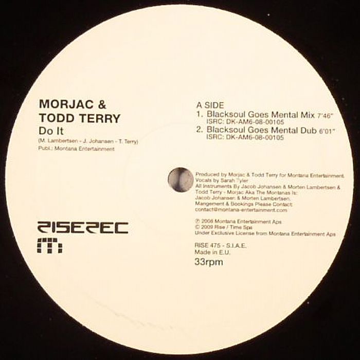 MORJAC/TODD TERRY - Do It