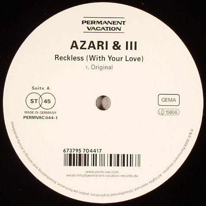 AZARI & III - Reckless (With Your Love)
