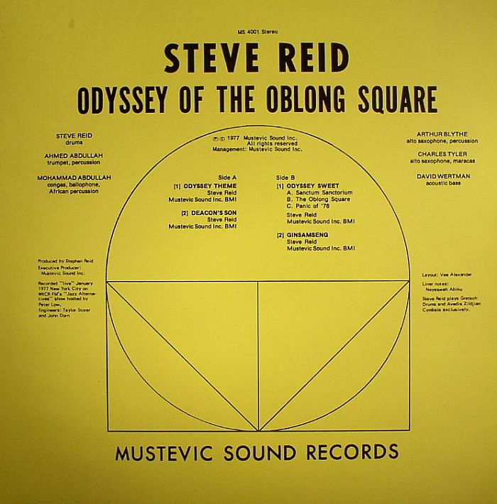 REID, Steve - Odyssey Of The Oblong Square